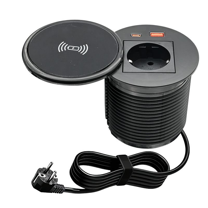 Built-in Desktop Round Socket